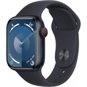 Apple Watch Series 9 45 • Aluminium • Midnight • GPS • Sport band • Black