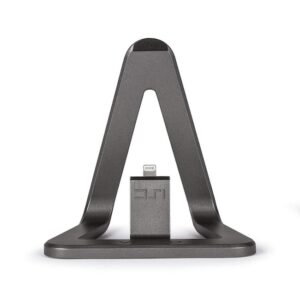 DS-1 Charge and Sync Docking Station for iPhone/iPod with 1.5m MFi Lightning Cable - Aluminium Grey